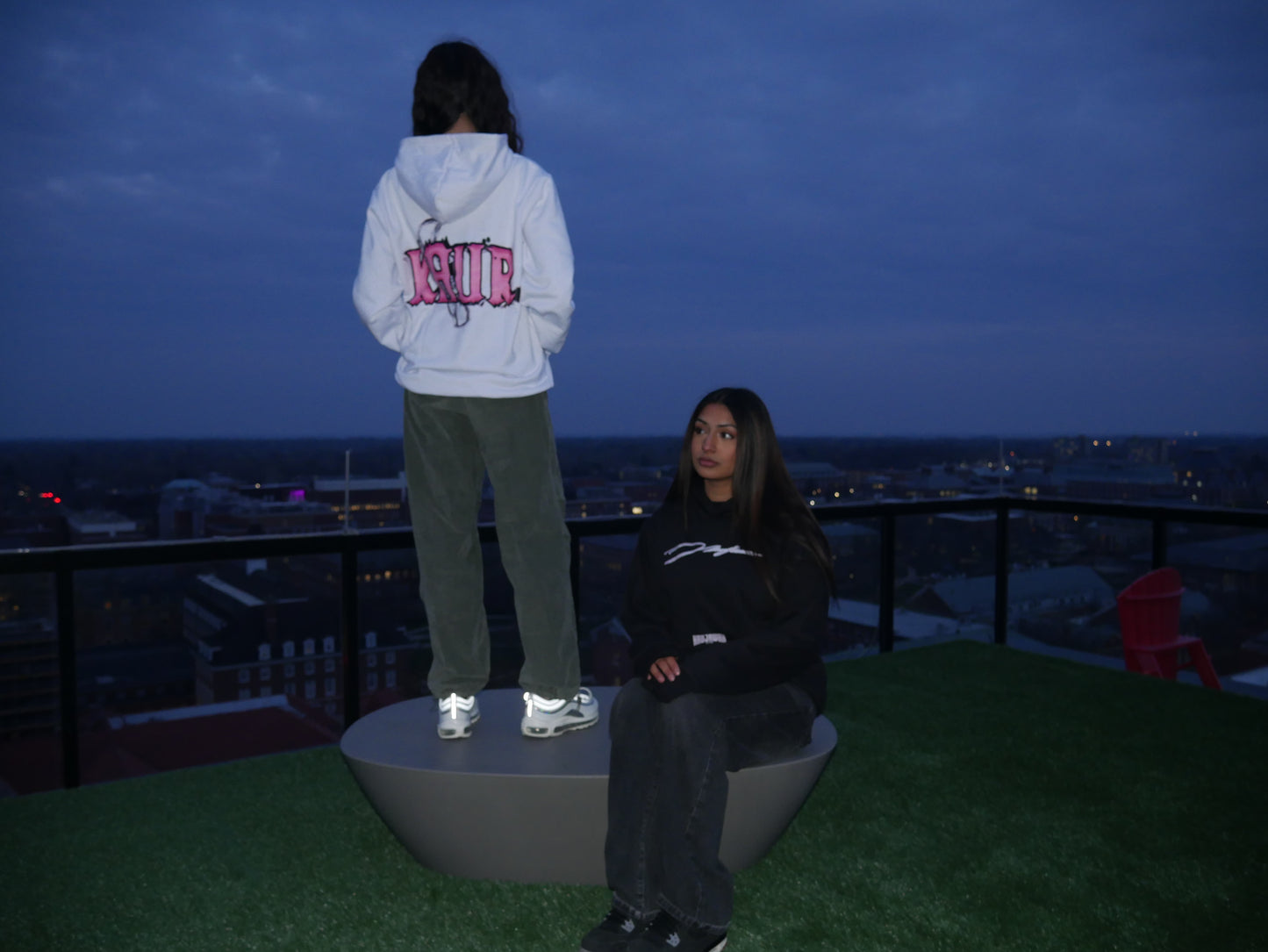 Naujawan 'Kaur' Black Hoodie