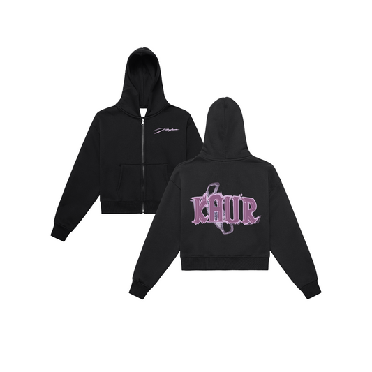 Naujawan 'Kaur' Cropped Zip-up