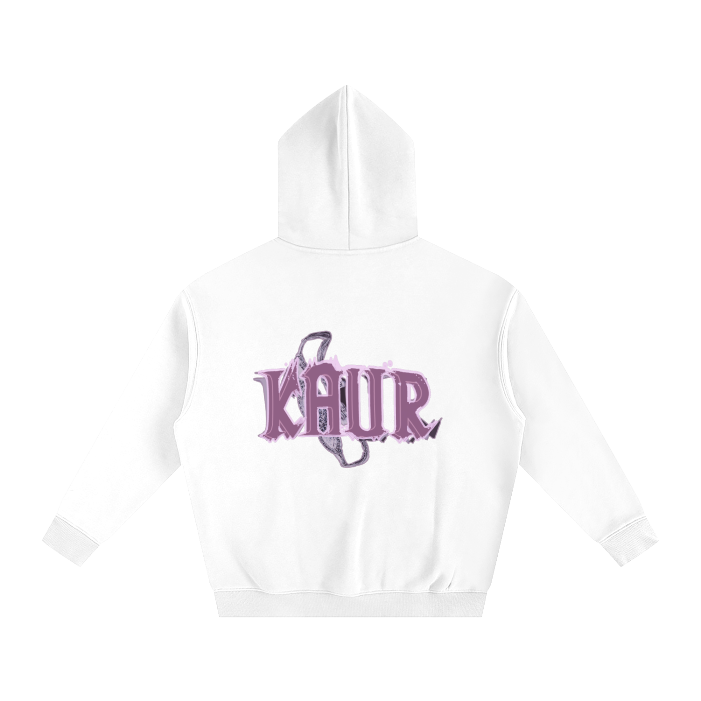 Naujawan 'Kaur' White Hoodie