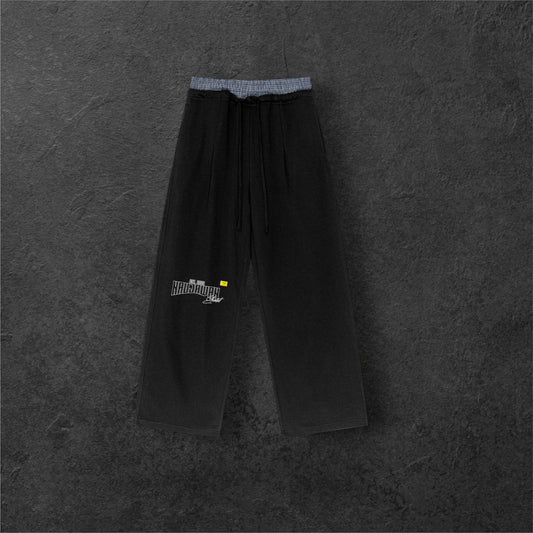 Naujawan Elevated 'Stamp' Double-Waisted Pants