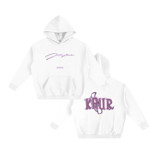 Naujawan 'Kaur' White Hoodie