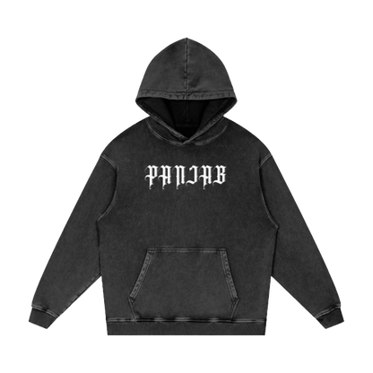 Naujawan 'Panjab' Heavy Acid Wash Hoodie